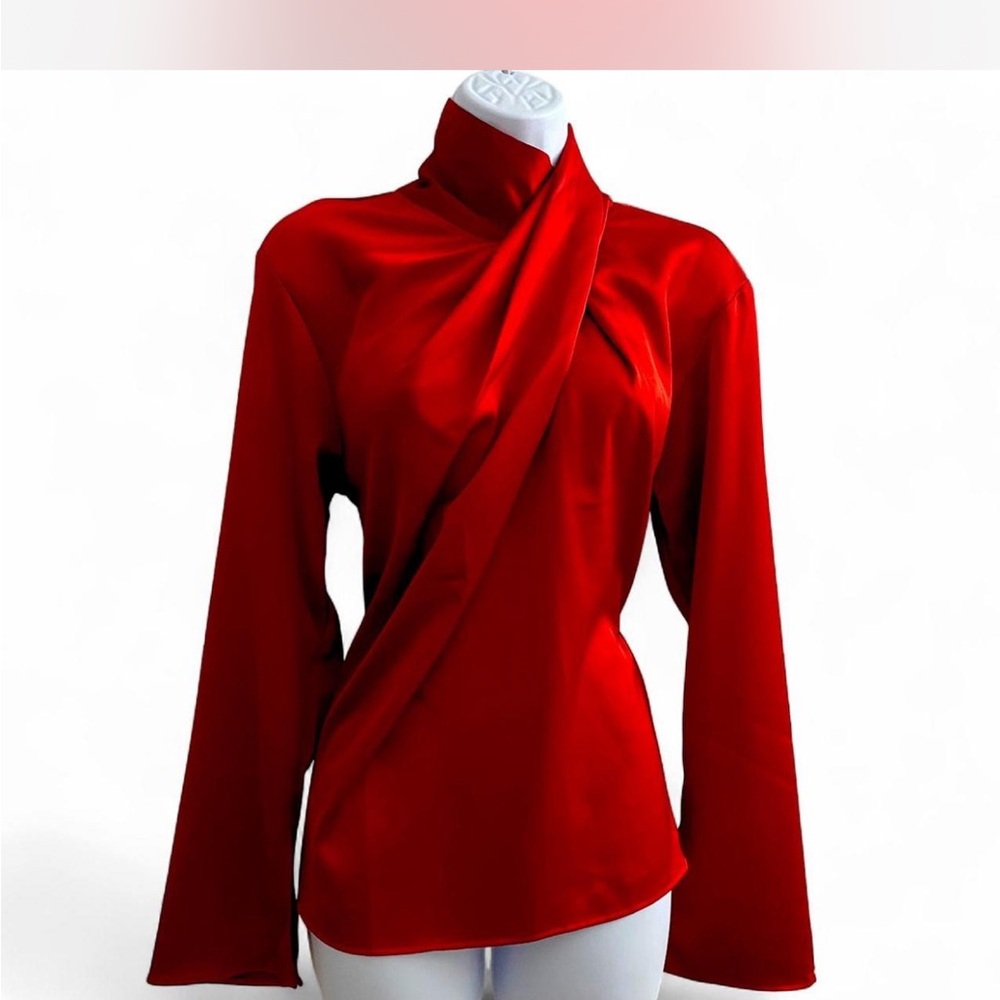 Elegant Red Women's Top